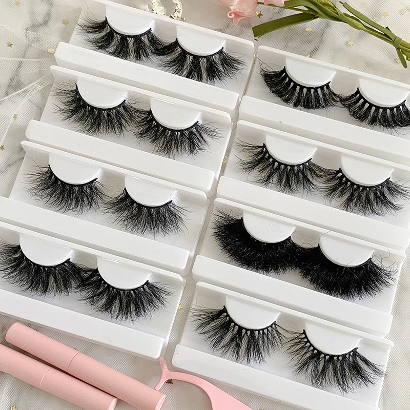 

Wholesale 3D Lashes Private Label Mink Eyelashes Best Mink Lash Full Strip Lashes Wispy Eyelashes