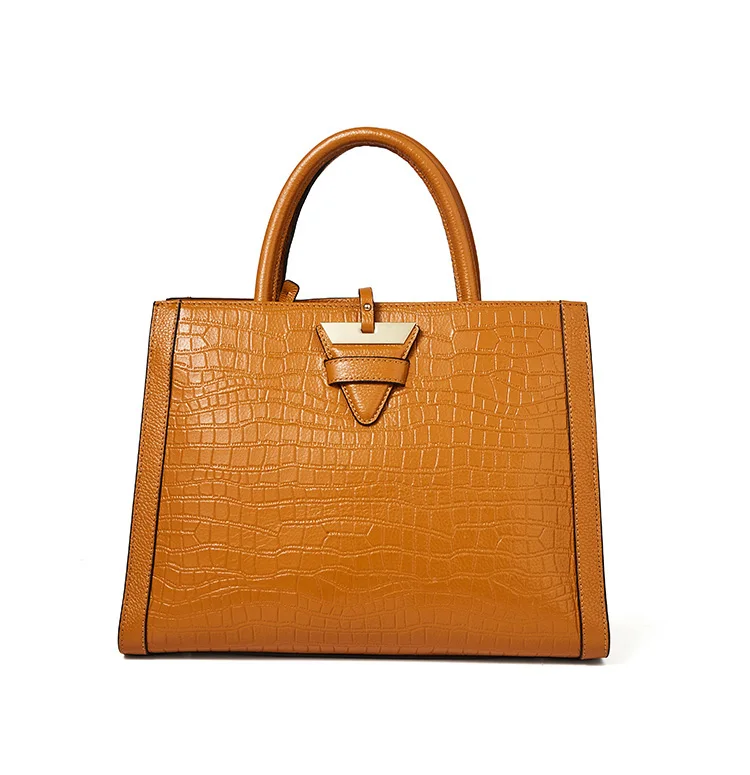 

Fashion Luxury High Quality Women Shoulder Bag Genuine Leather Handbag Crocodile Designer Large Tote Bags