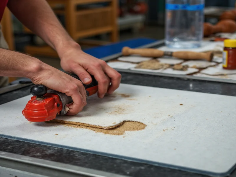 Craft cutting mat maintenance tools and cleaning process