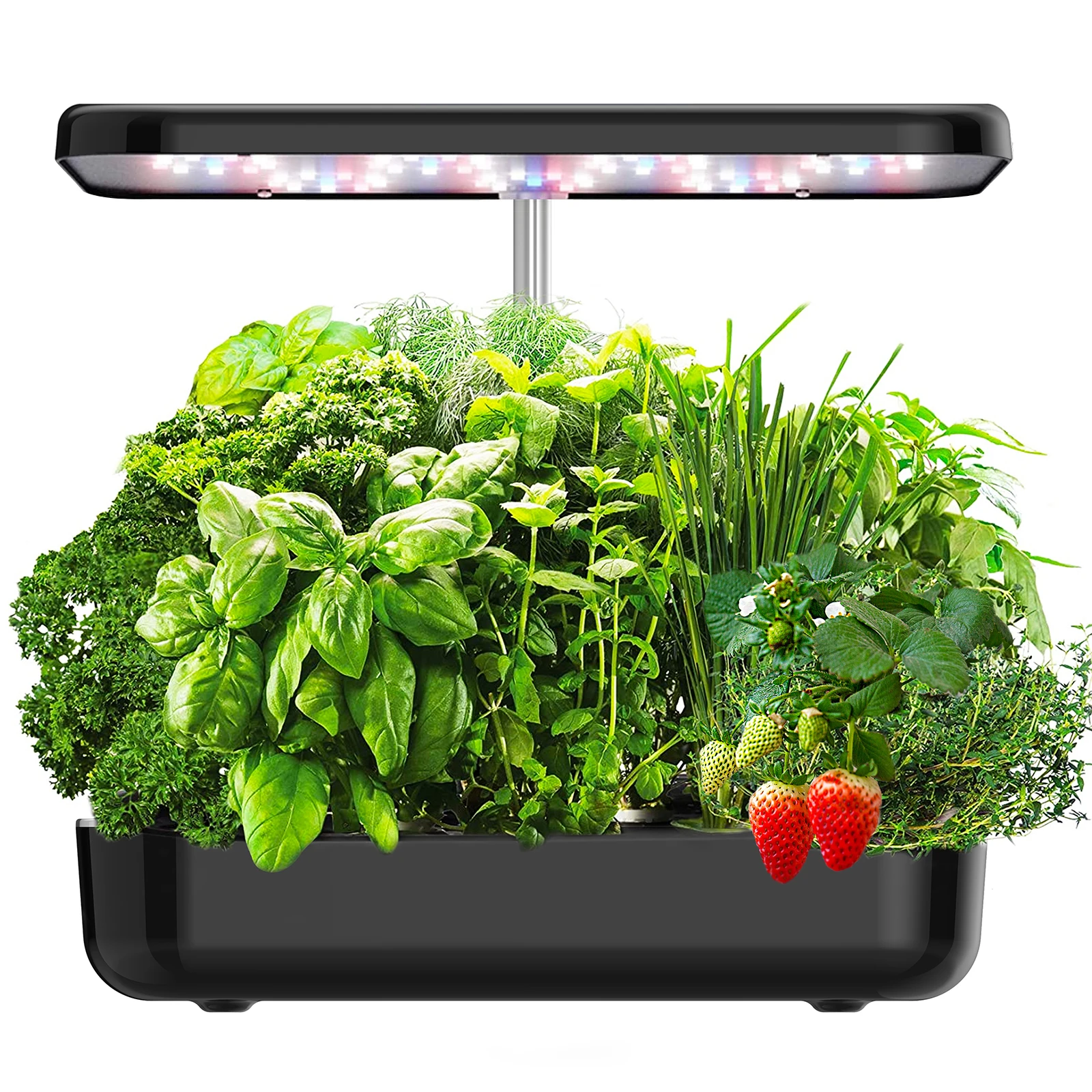 

Hydroponic Growing Systems 6pcs Grow Net Pots Full Spectrum led Grow Lights Garden Greenhouse Indoor Hydroponic Office Plant