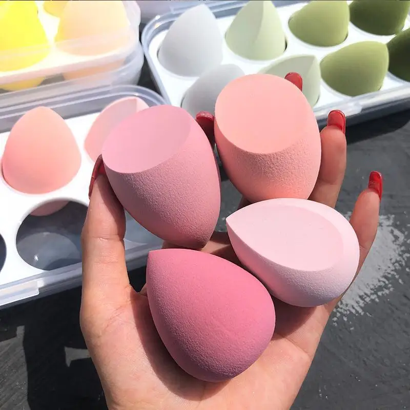 

eco friendly blender makeup foundation blending sponge 8pcs non high quality for makeup, Customized