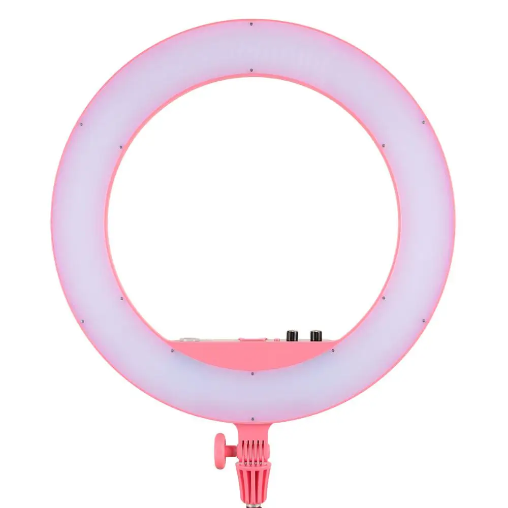 

Godox LED Ring LIght LR160 Pink 3300-8000K For Live Portrait Shooting Catchlight