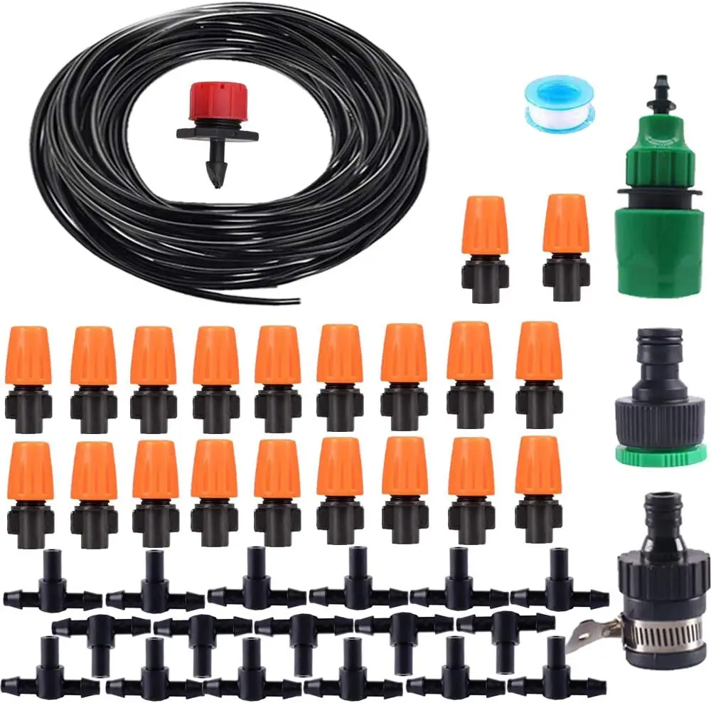 

High Quality Water Sprinklers Drip Irrigation kits Pipe System For Irrigation, Black