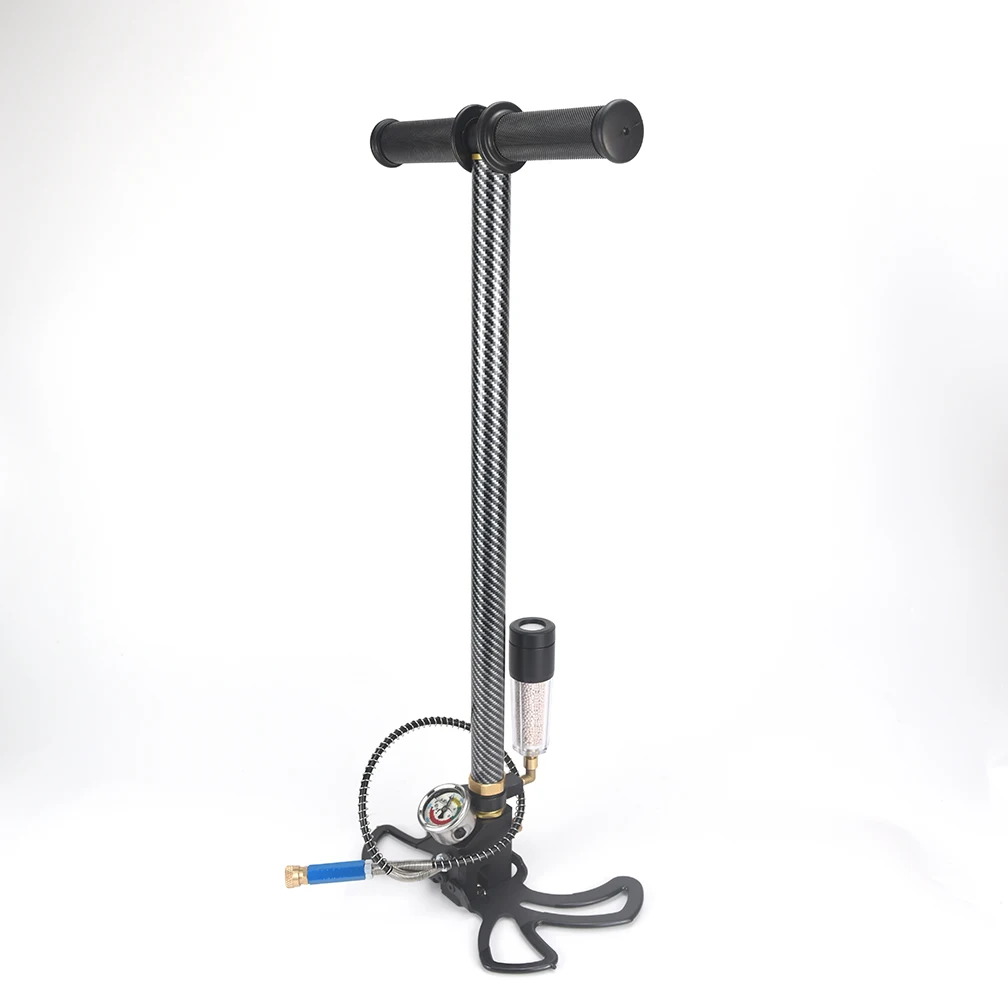 air hand pump with gauge