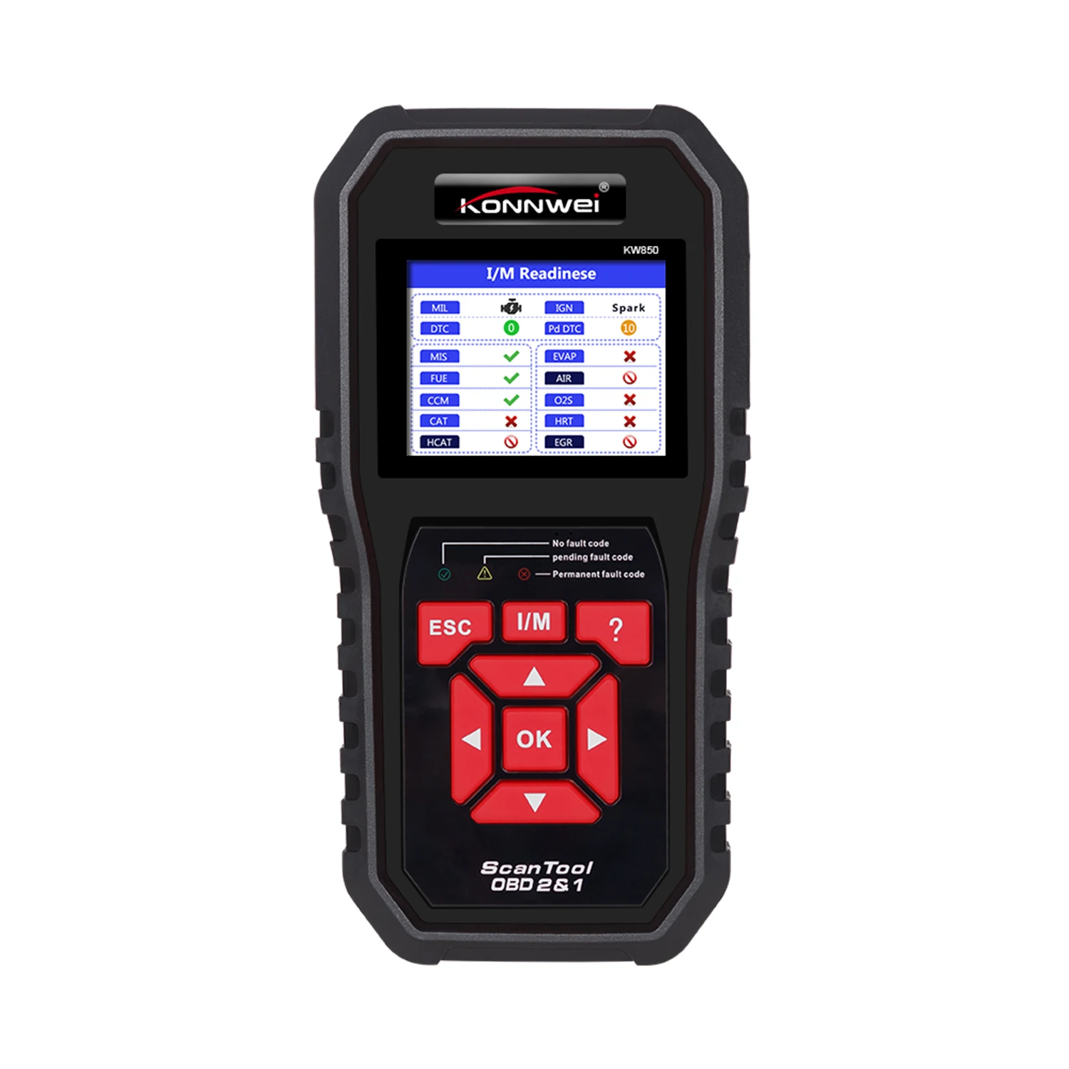 KONNWEI KW850 Auto OBDII Diagnostic Scanner Tool OBD2 Automotive Code Reader NEW 