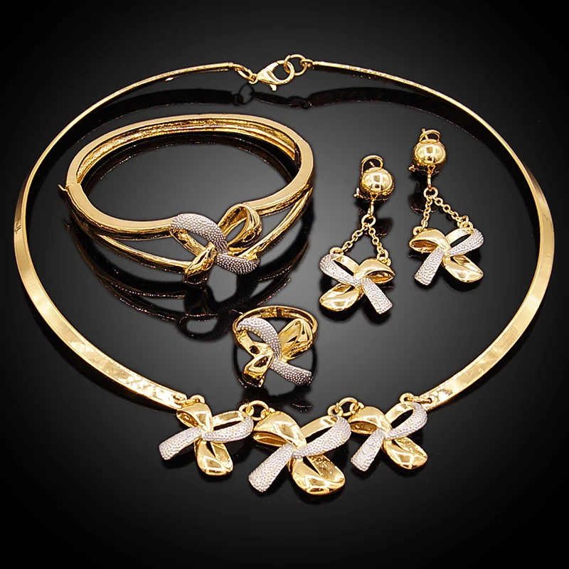 

Beauty Rosette Pendant Jewelry Set Fashionable Popular Design Jewelry Set High Quality Party Gift Jewelry Set For Ladies