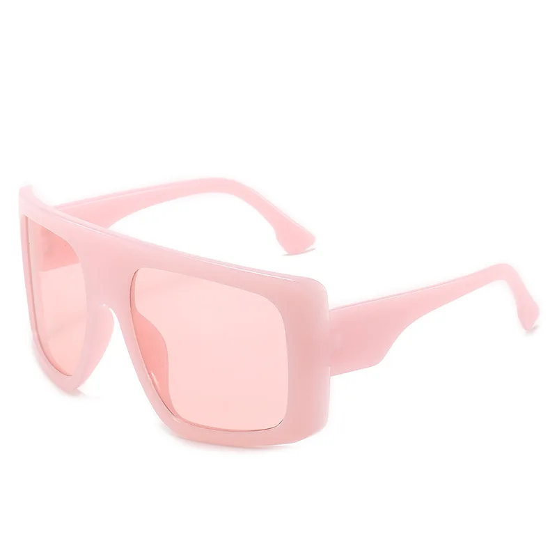 

2022 New Best-Selling Fashion Oversized Square Color Exquisite Versatile PC Sunglasses, Picture shows