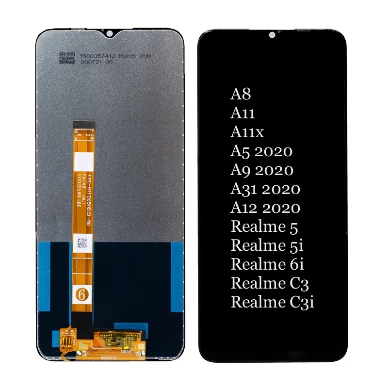 

Universal lcd touchscreen for Oppo Realme 5 5i 6i C3 C3i display