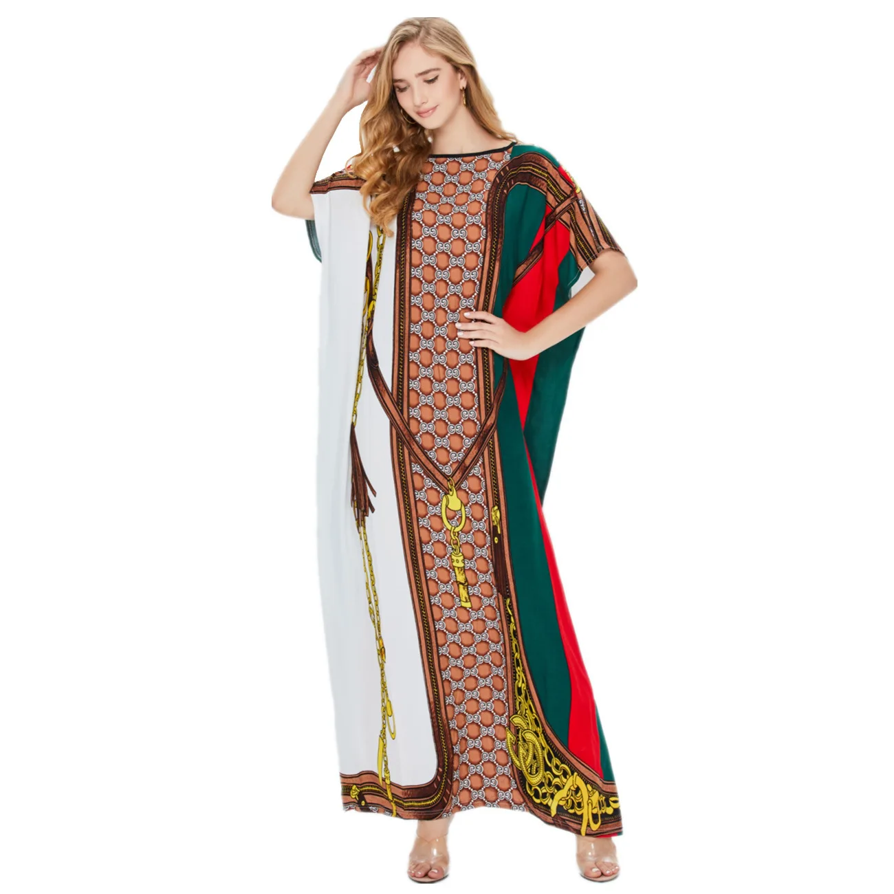 

New Arrivals Summer Middle East Kimono Kaftan Robe Turkish Abaya Femme Uk Muslim Dress 2021 Islamic Clothing For Woman