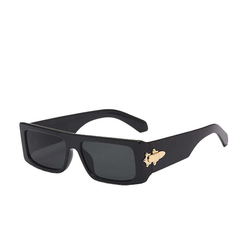 

New arrivals brand design classic small rectangular sunglasses for 2021 shopping self-shot driving UV400 sunglasses women 9107