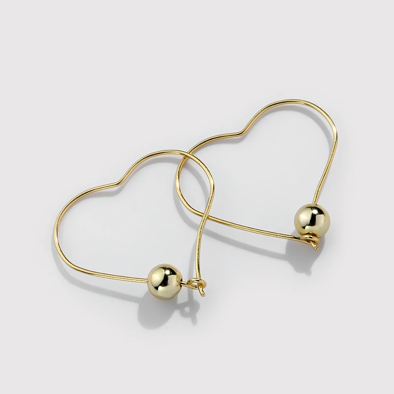 

E872 Damila Fashion 925 Sterling Silver Heart Earrings