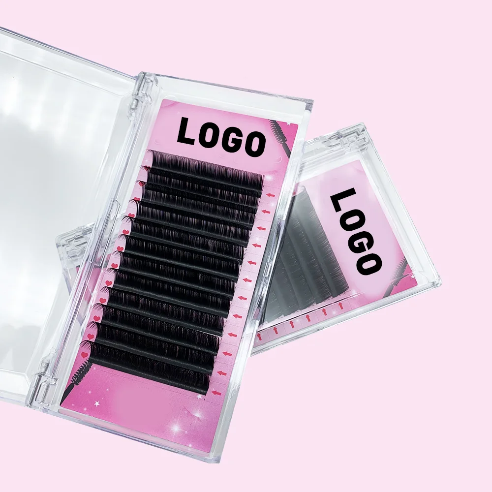 Cashmere Lash Extensions Korean Volume Lash Extensions Cashmere .02 Cashmere Flat Eyelash Extensions