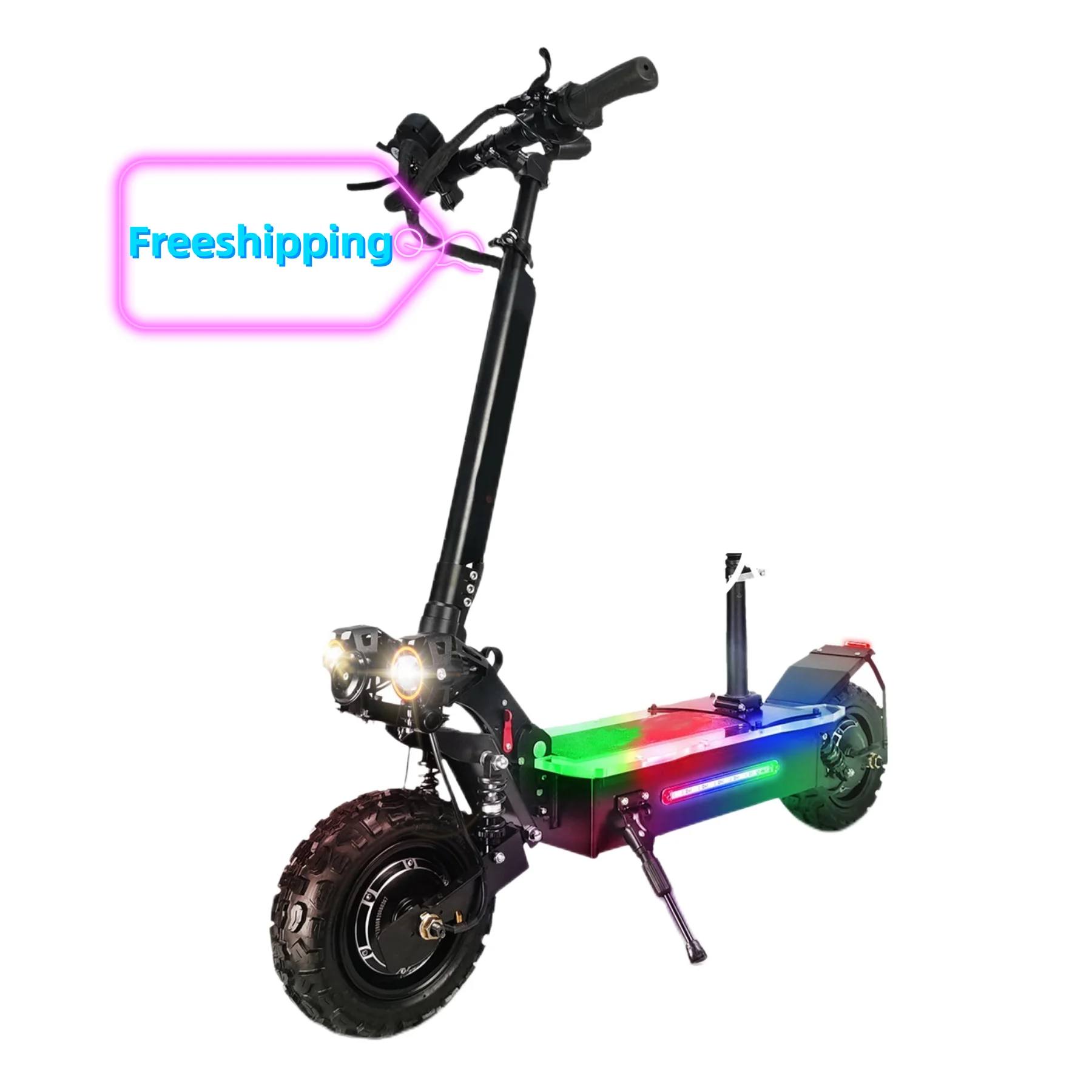 

60v 5600w dual motor e scooter 11inch offroad tire electrique powerful adult electric scooter with seat scooter electrique