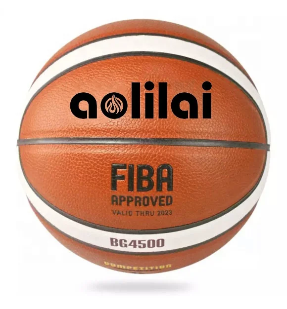 

Hot Sales Basquet Ball Aolilai BG4500 Custom 12 Panel Size  Professional Aolilai Basketball, Can customize color