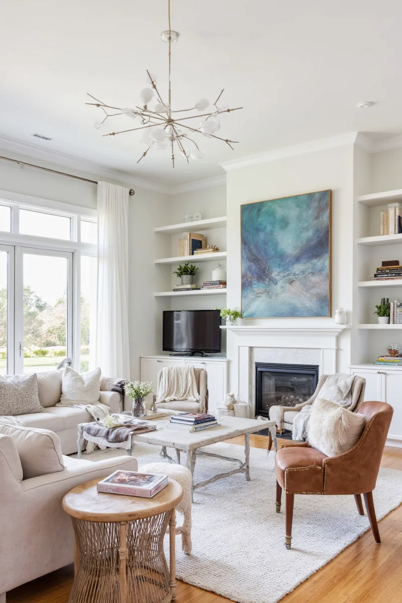 Kid-safe furniture in a modern living room