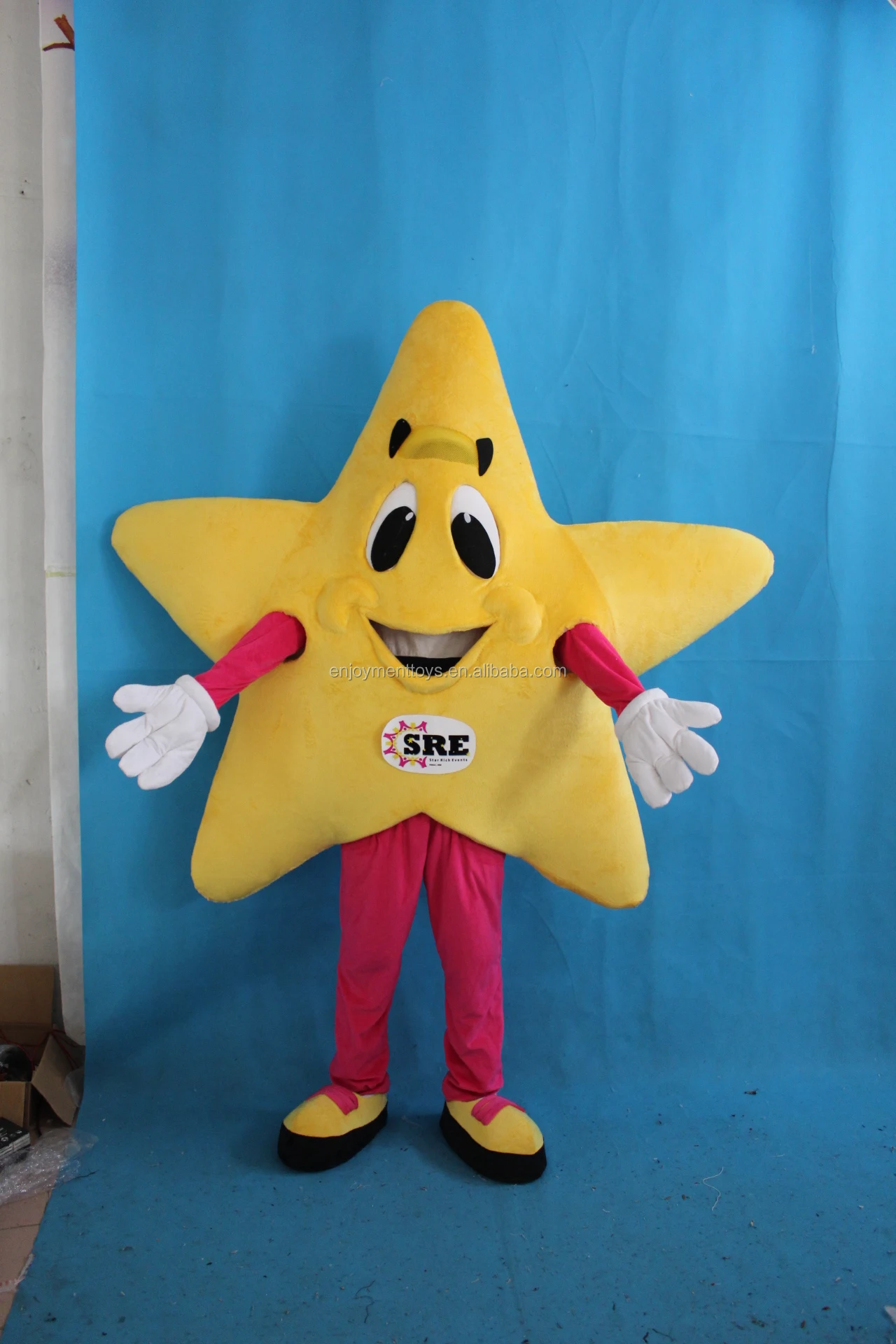 Enjoyment Ce Yellow Star Mascot Fancy Dress Costumes For Sale - Buy ...