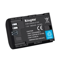 

KingMa Rechargeable Li-ion battery LP-E6 LP E6 for Canon EOS 5D mark IV dslr camera battery