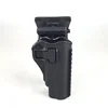 High and low waist adjustable sinking type quick pull right hand 1911 pistol leather cover index finger unlock holster