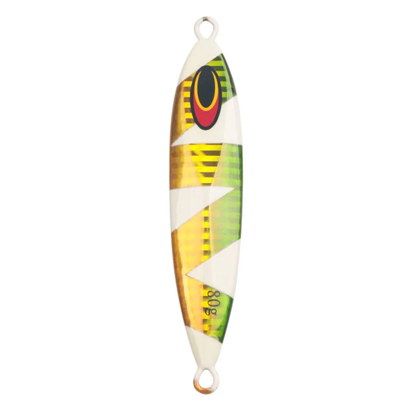 

2021 New 80g/100g /130g salt water luminous Sinking Hard Fishing Slow pitch jigging Lure, 4 colors