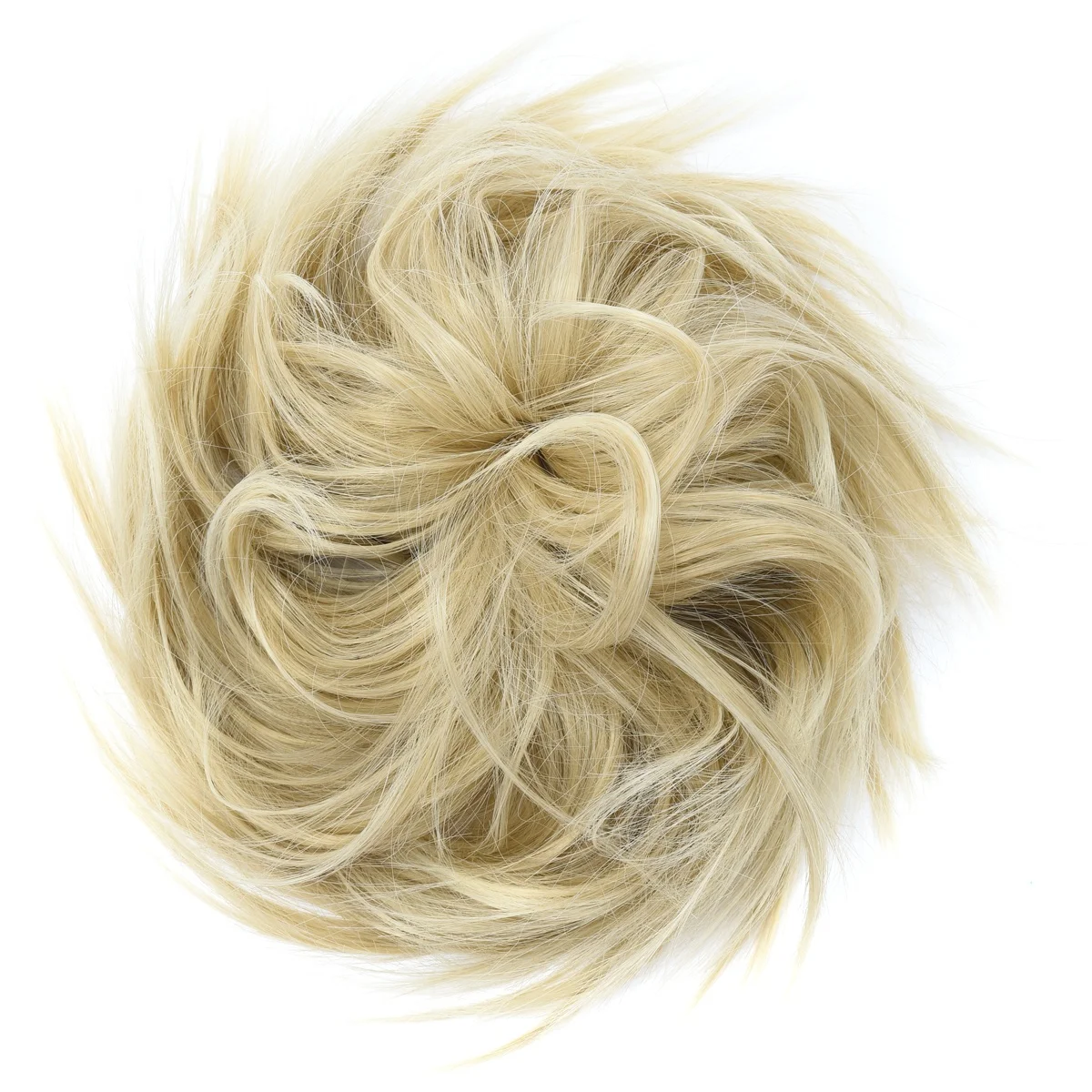 

Free Sample messy hair buns,wholesale hair piece buns,afro hair bun extension, 24p613-ash blonde mix bleach blonde