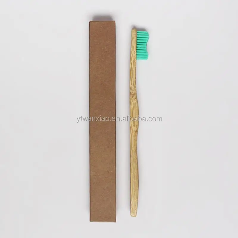 

Bamboo Tooth Brush SMILE Bamboo Toothbrush Private Logo Ready to Ship, Customized color