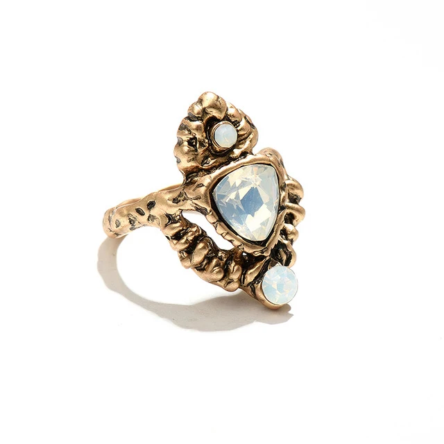

2021 latest vintage ring designs opal ring gift for men/women, Antique gold,antique silver