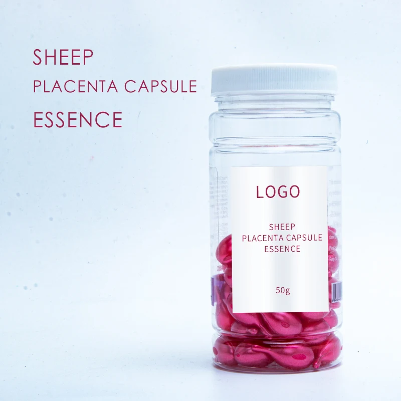 

Sheep Placenta Capsule Essence Revitalizing Delicate Skin Care Capsule Serum
