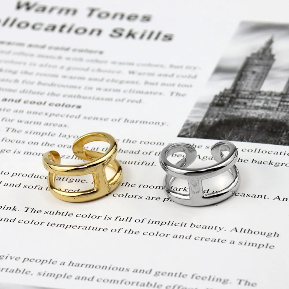 

YJZ097 Latest Design classic couple adjustable rings 925 sterling silver rings for women