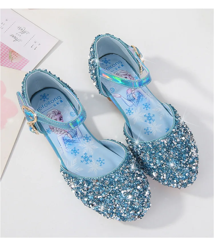 

new design girls flat sandals design kids Shiny Summer Shoes sandals for girls low heels fancy Princess Shoes