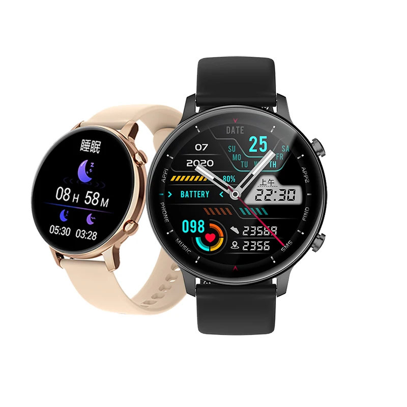 

OEM Original 2021 New Stylish Watch Hybrid Smartwatch for Men Women with Heart Rate Blood Pressure Monitor