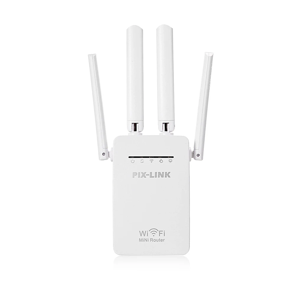 

PIX LINK high quality 300Mbps 802.11b/g/n 2.4Ghz Wireless signal wifi Repeater router booster extender for home office