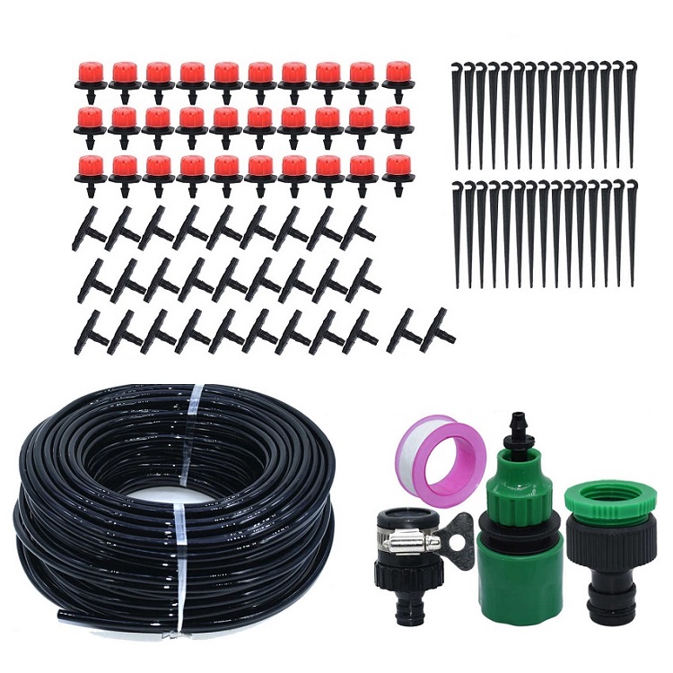 

china supply drip irrigation kits rain drip irrigation system hose pipe, Black