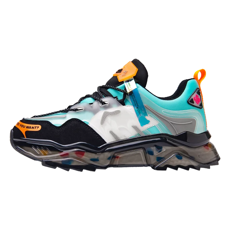 

Wholesale men's casual sports shoes new running shoes high quality men's sports casual fashion shoes, Black