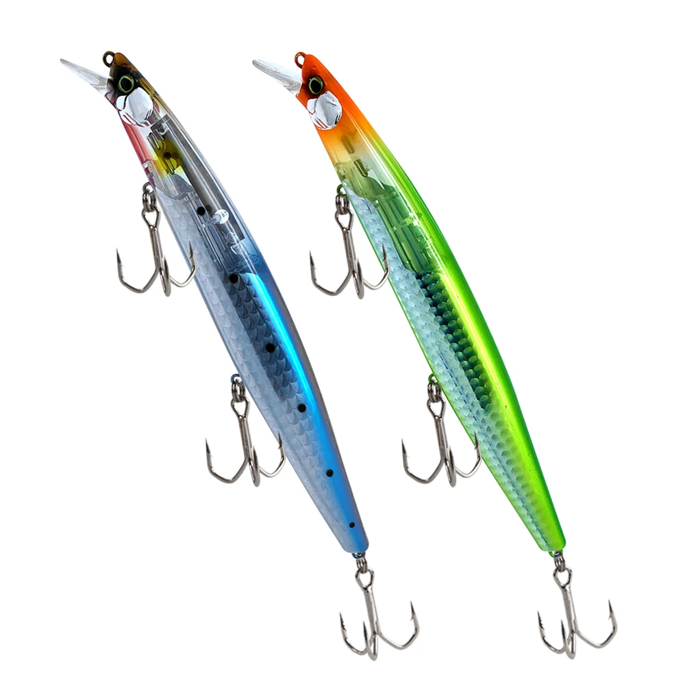 

HONOREAL 163mm Big Sized ABS Plastic Material Minnow Hard Bait Fish Lure