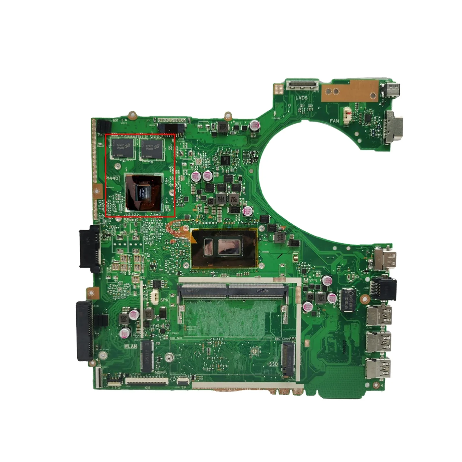 

P1440U Mainboard For ASUS PRO P1440 P1440UA P1440UF P1440UB Laptop Motherboard W/ I3-8130 I5-8250 I7-8550U CPU 4GB-RAM