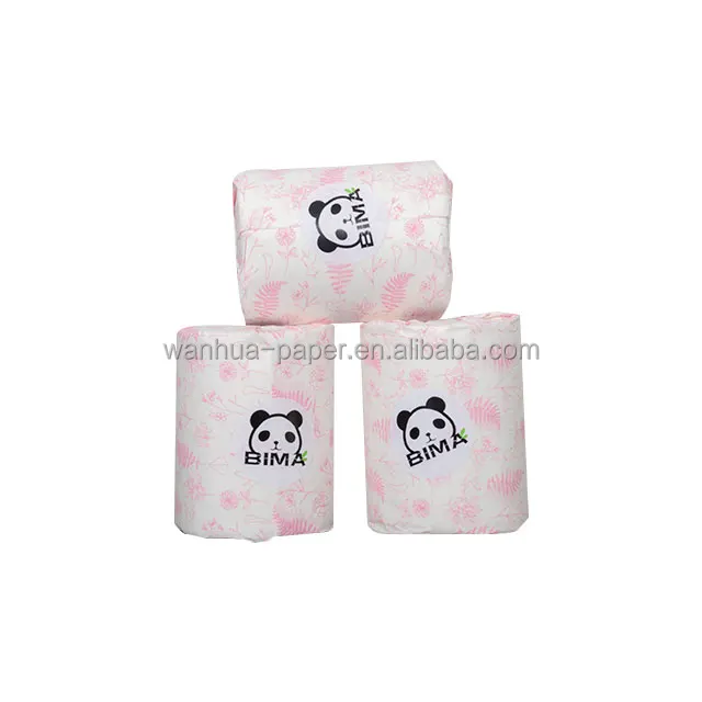 

Oem Brand Custom Wrapping Paper Printed Toilet Tissue Paper Roll, White