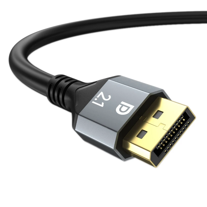 

Male to Male Connection Displayport Cable 80Gbps DP 2.1 6K Cable DP to DP Cable For Laptop TV Computer