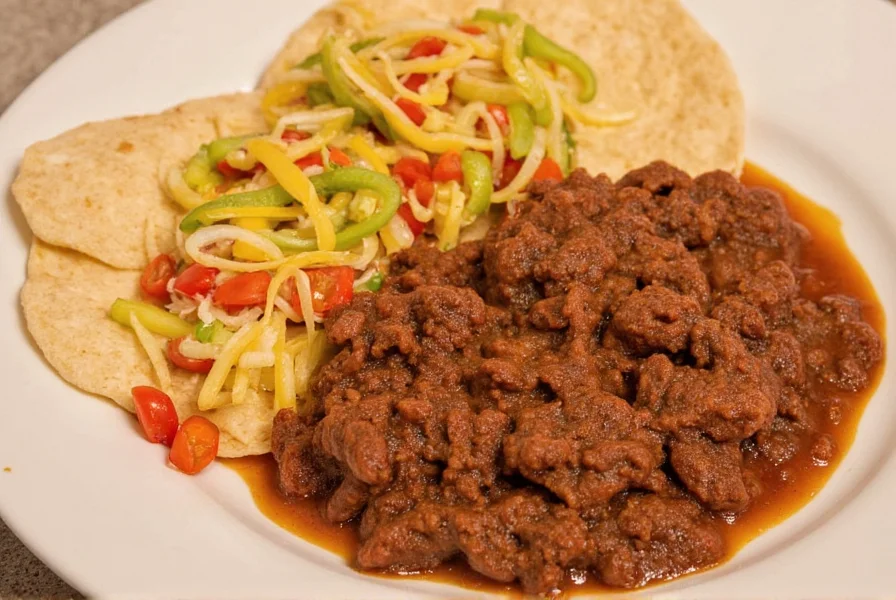 Beef stew with enchilada seasoning