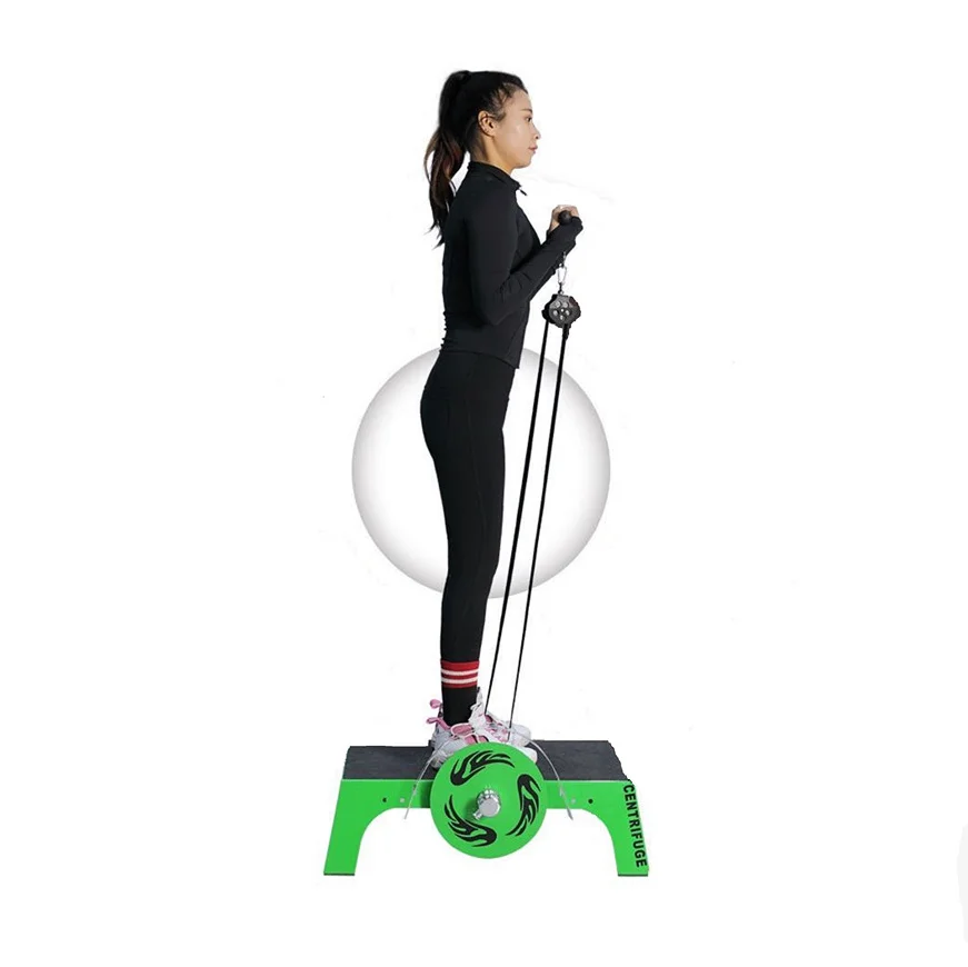 

Skyboard home gym variable resistance eccentric overload flywheel trainer, Green, black, silver