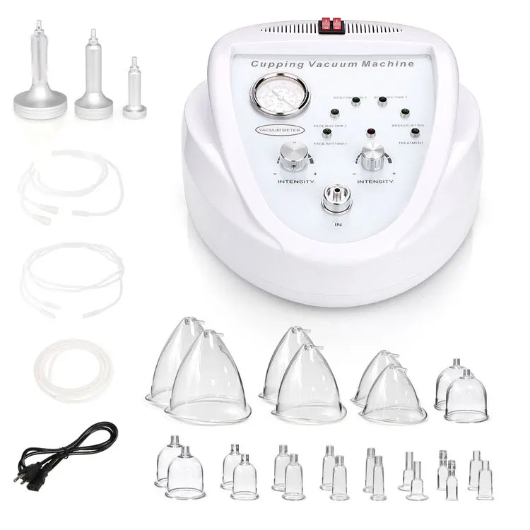 

Portable vacuum Cupping butt lifting enlargement Vacuum Therapy Massager Machine For Breast Augmentation Buttocks Enlargement, White