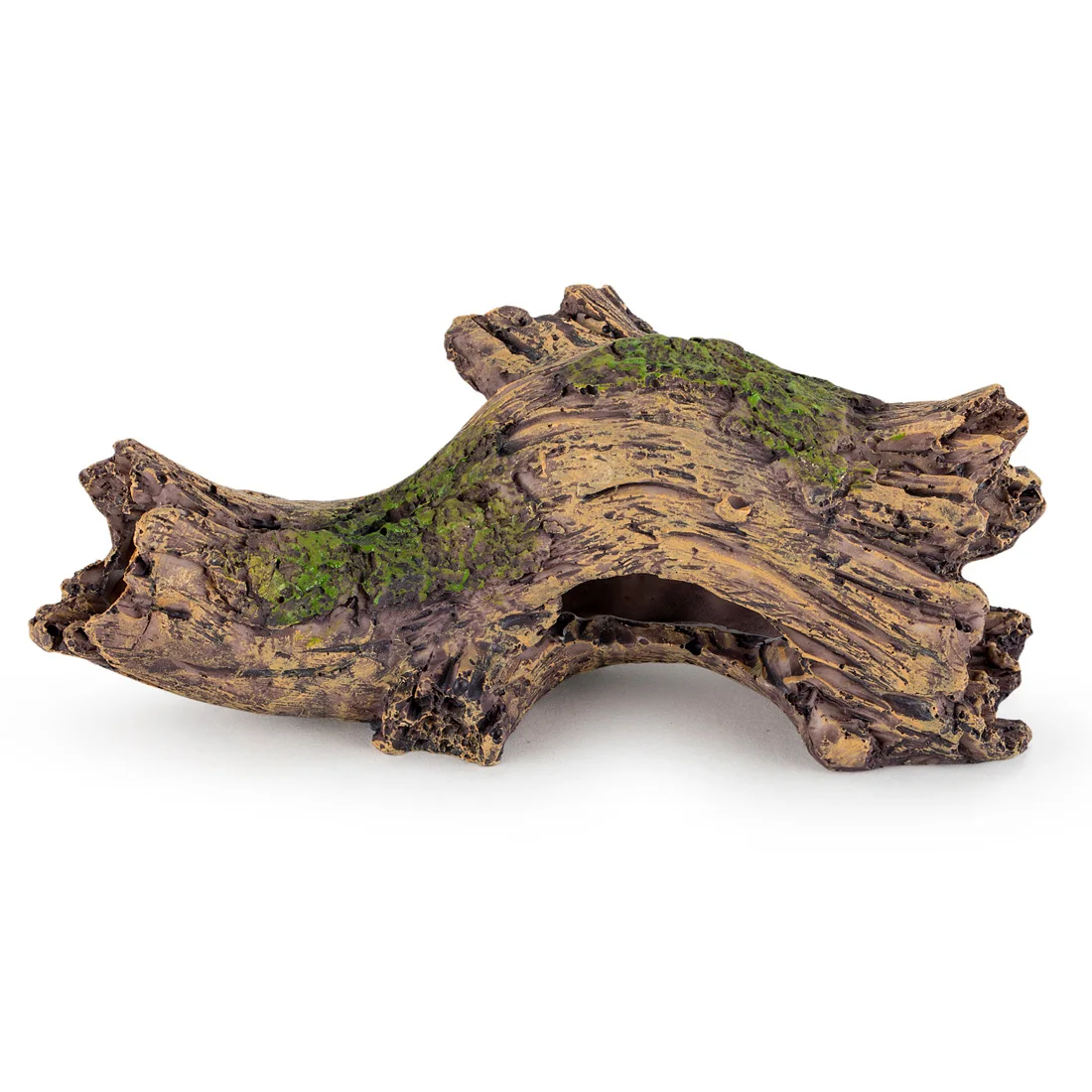 

HYGGER Hide Hollow Tree, Aquarium Decoration Cave Resin Trunk Log Ornament Hideout for Betta Fish