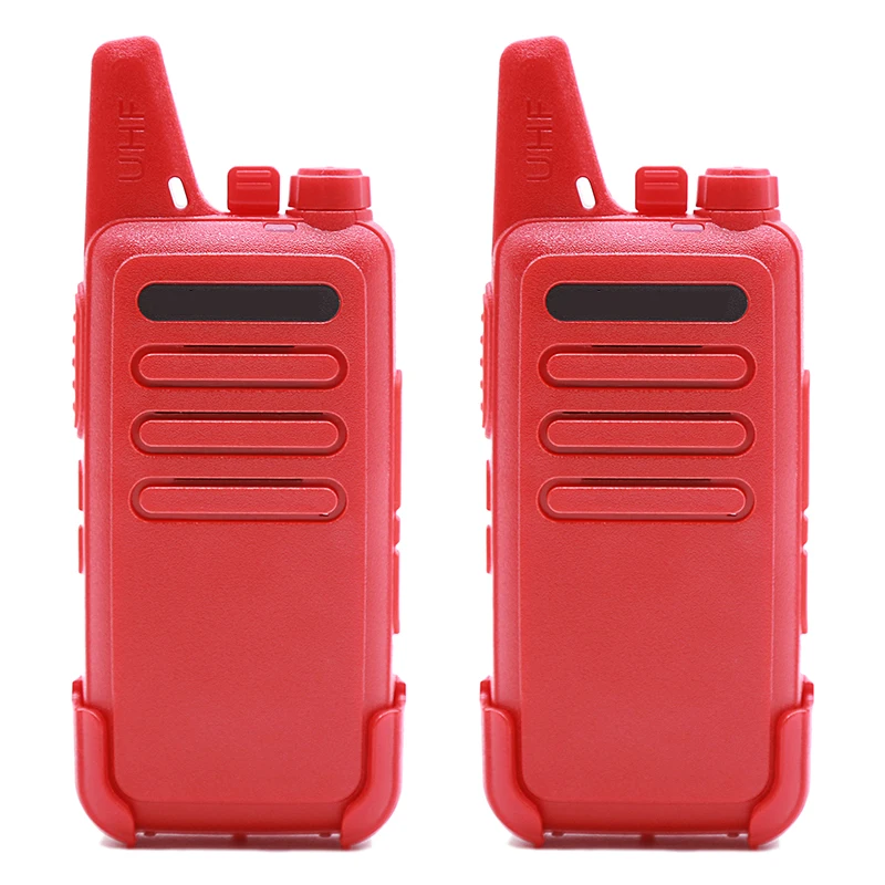 

Daytech WT12RE-2 Red Home-16 Channels Portable Hands-Free 2 Way Radio Rechargeable Walkie Talkie for Adults Kids Hiking