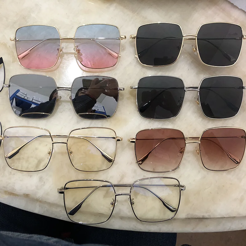 

Oversized One Lens Goggle Sunglasses Brand Designer Fashion Navy Blue Men Women Shades Uv400 Vintage Glasses, See below pictures showed