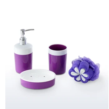 Bathroom Collection Set Chrome Top Shampoo Conditioner Liquid Soap Shampoo Conditioner Liquid Soap