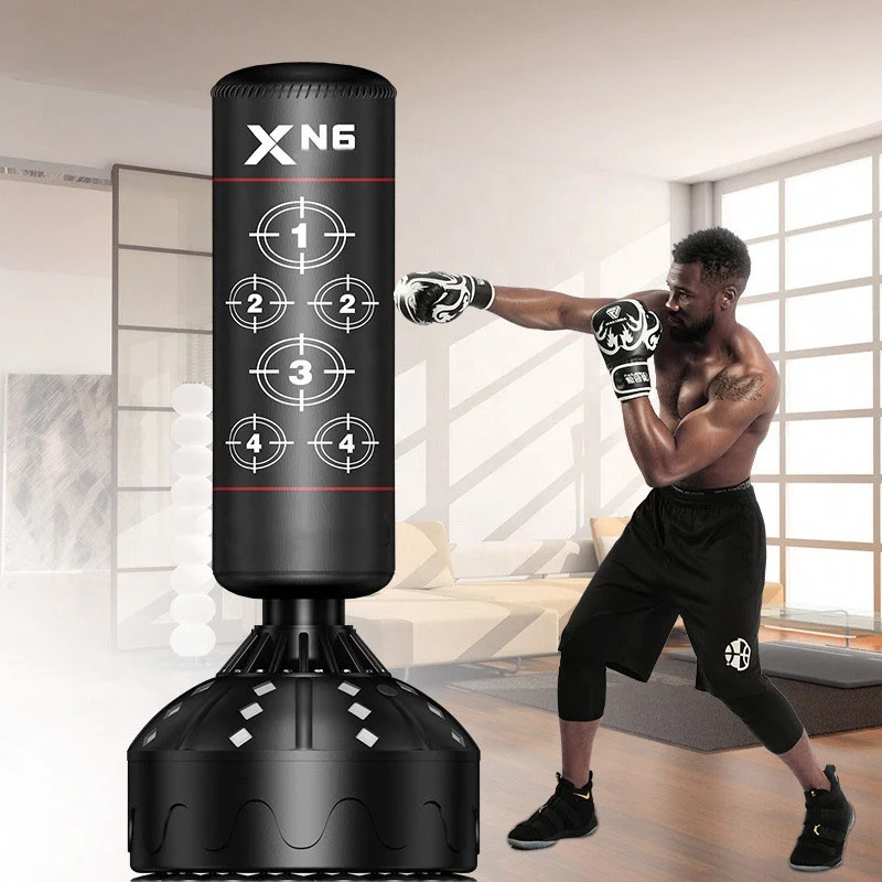 

Custom 1 PCS Home Boxing Exercise PU Leather Punch Kick Bag Boxing Punching Bag