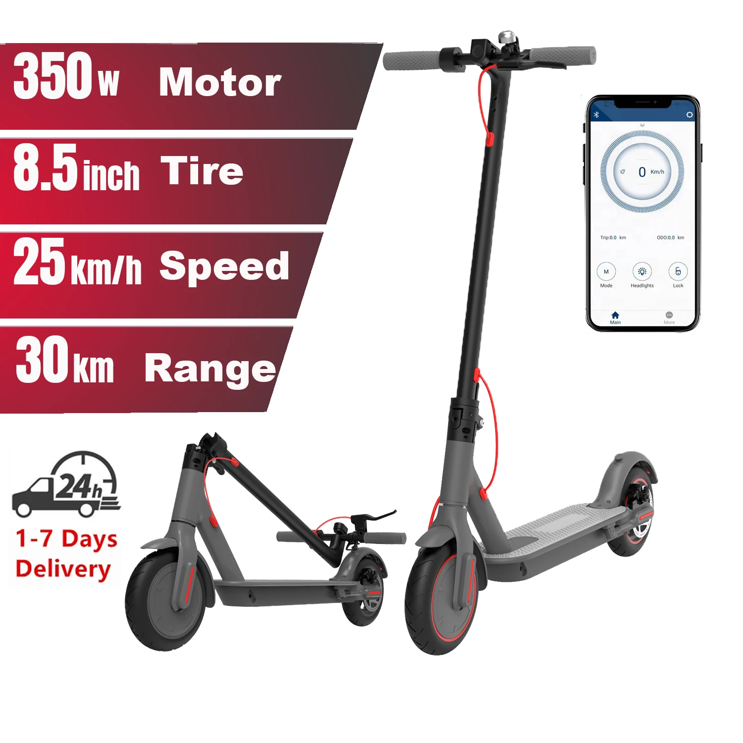 

Scooter Electric Adult US EU AU Warehouse CE RoHS Cheap M365 8.5inch Foldable Mobility Electric Scooters