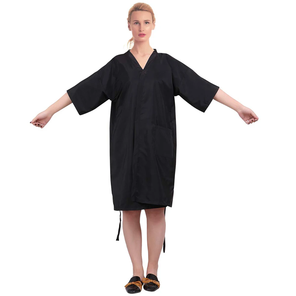 

High quality waterproof Hair cutting Salon Smock capes and salon client robes for hair salon, Customized color