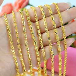 24K Gold Plated Inverted Necklace Exquisite Crafts