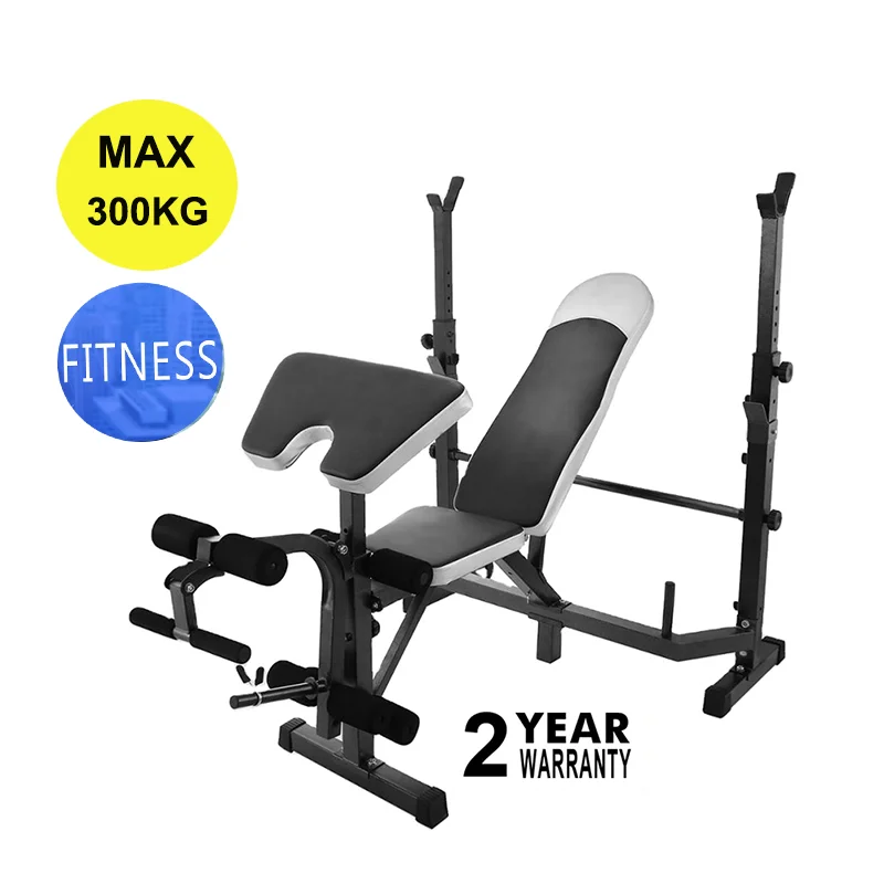 

High Quality Multi station weight bench press leg curl home gym weights equipment adjustable commercial bench