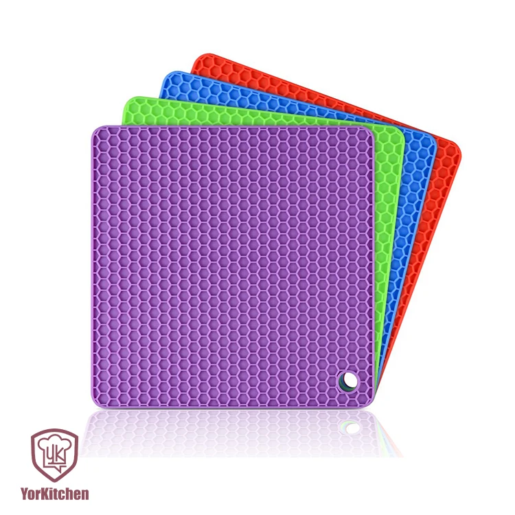 

Silicone Trivets Mats Hot Pads Silicone Square Trivet Pot Spoon Rests